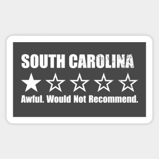 South Carolina One Star Review Magnet